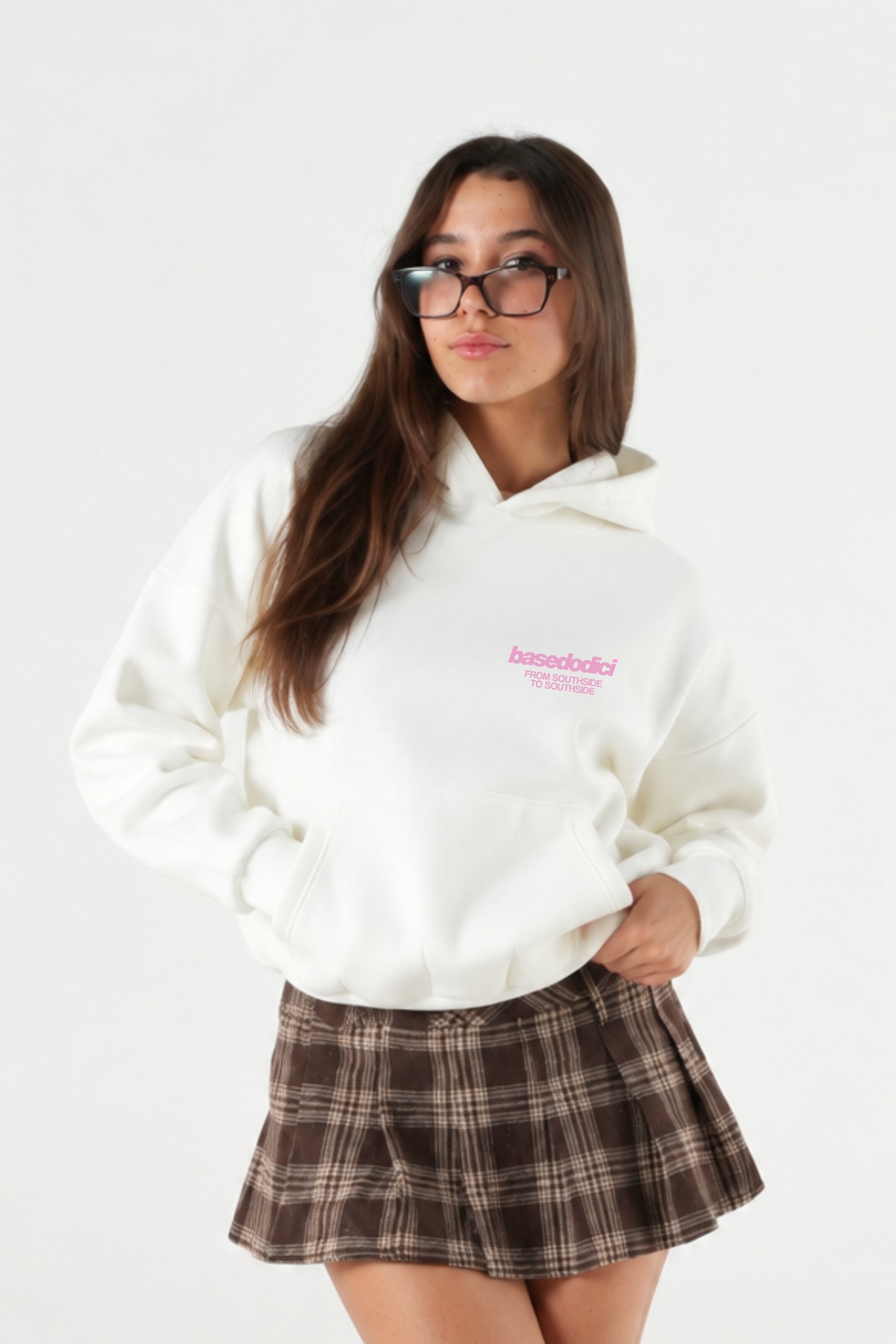Hoodie "AMMO" MiStaiSoffrendo White/Pink