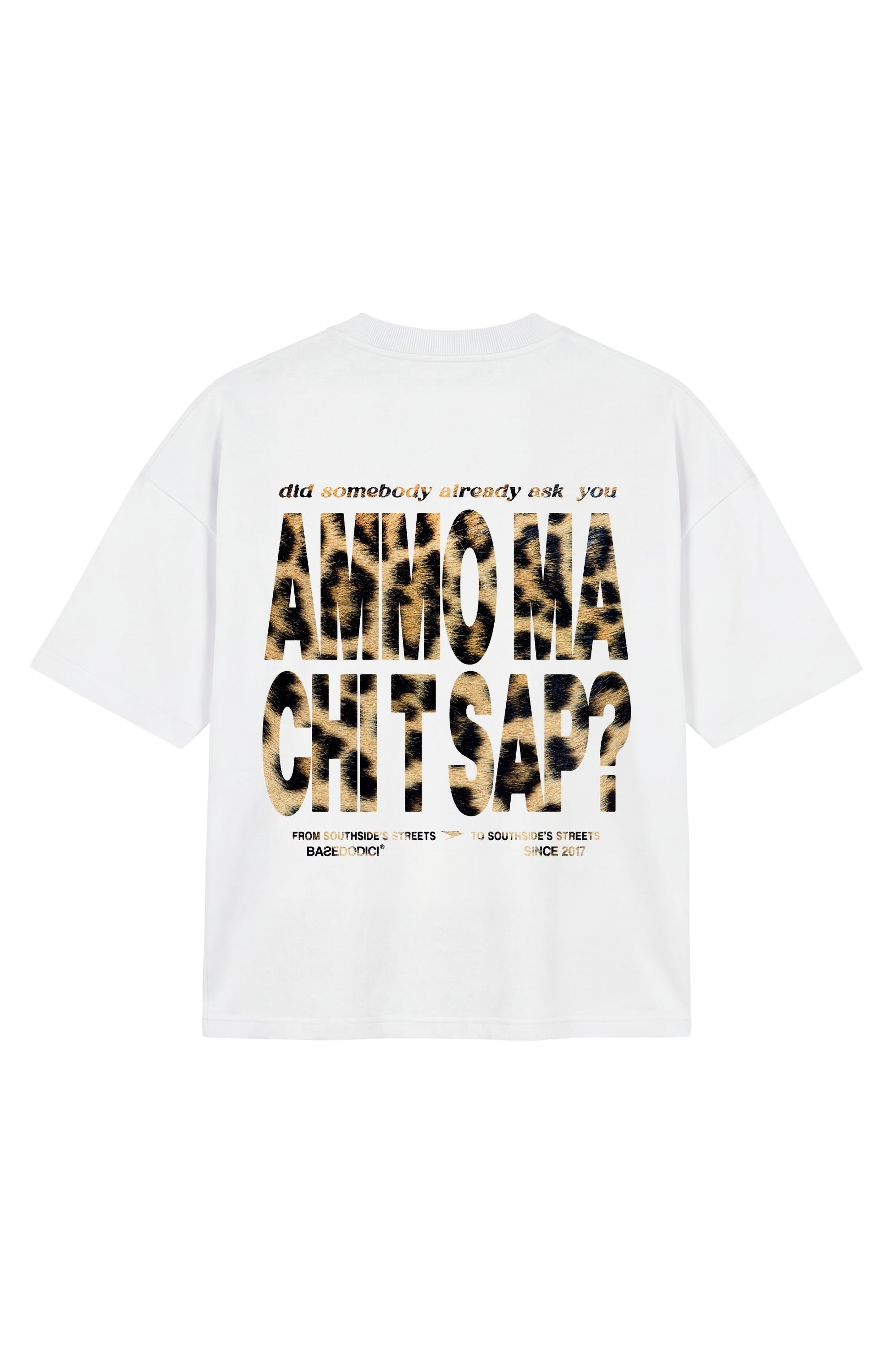 T-Shirt "AMMO" CHI'T'SAP White/Animalier Yellow