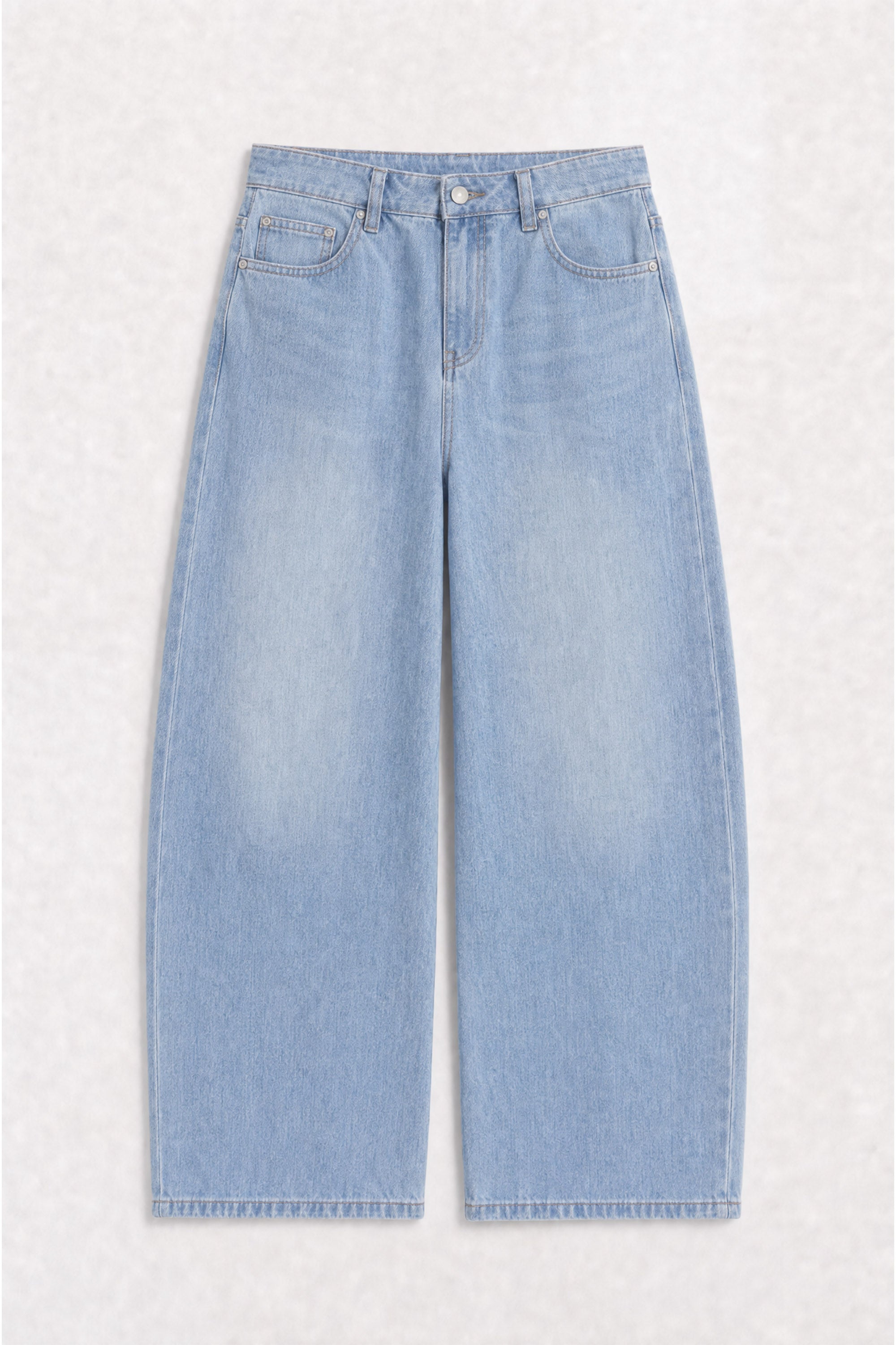 Bigall Denim "BROKENNESS" Back Logo Light Blue