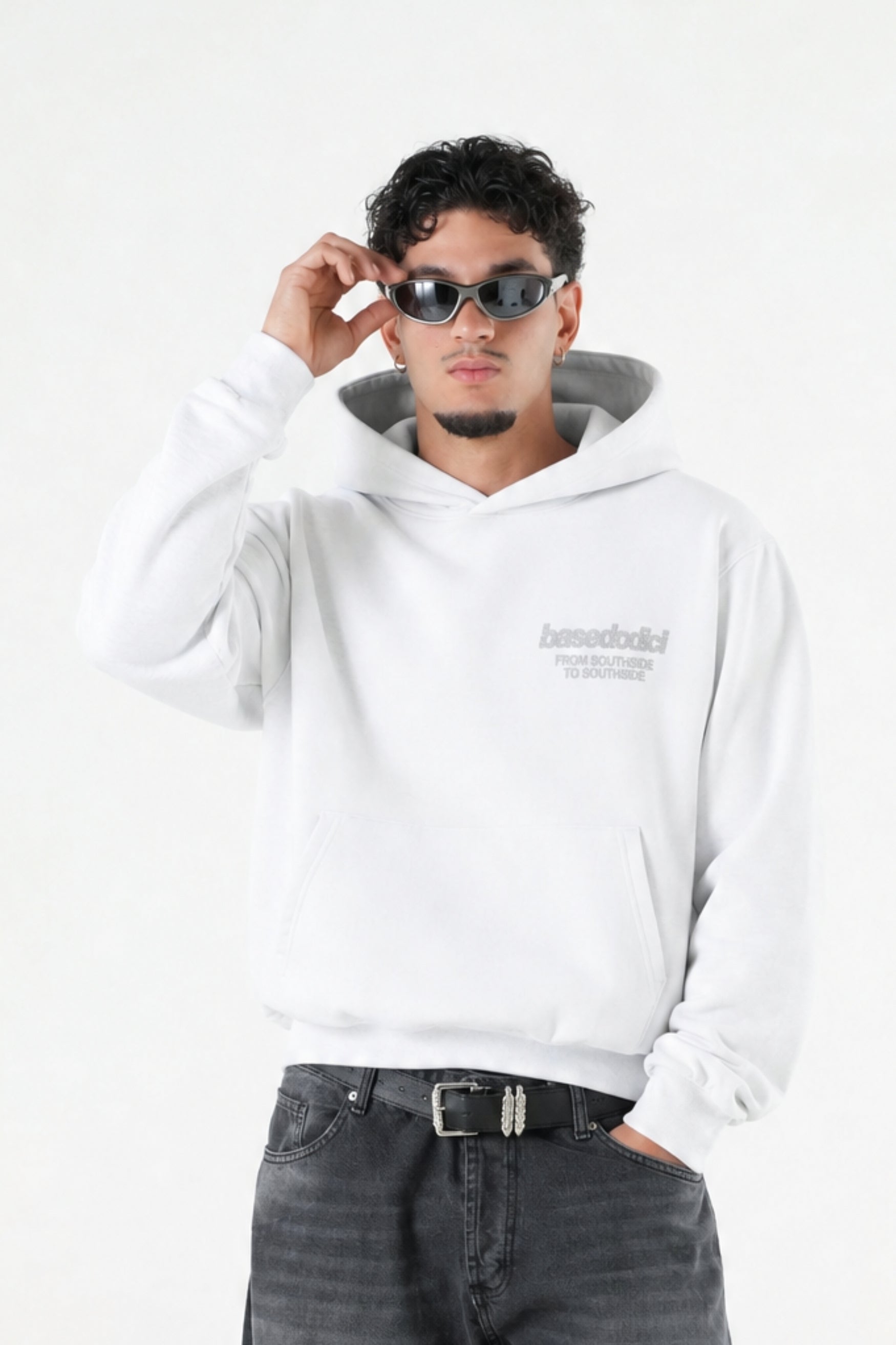 Hoodie "AMMO" MiStaiSoffrendo White/Glitter