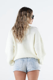 Knitwear "THE NOISE" BadBit*hes White/Red