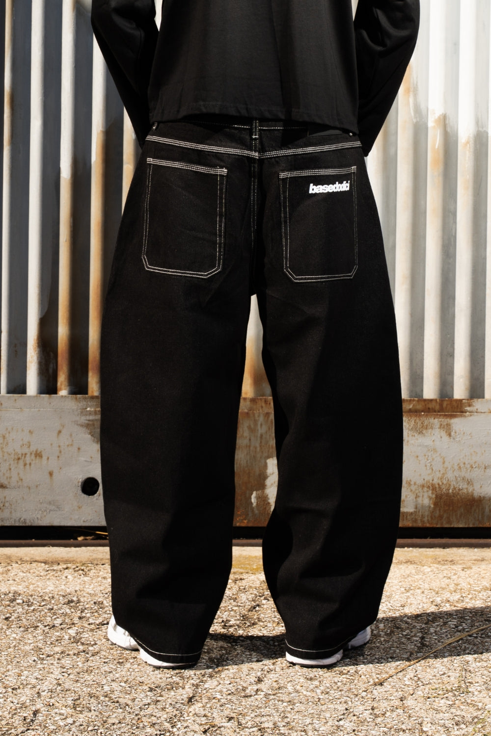 Bigall Denim “NEW MONEY” Back Logo Black Raw