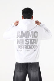 Hoodie "AMMO" MiStaiSoffrendo White/Glitter