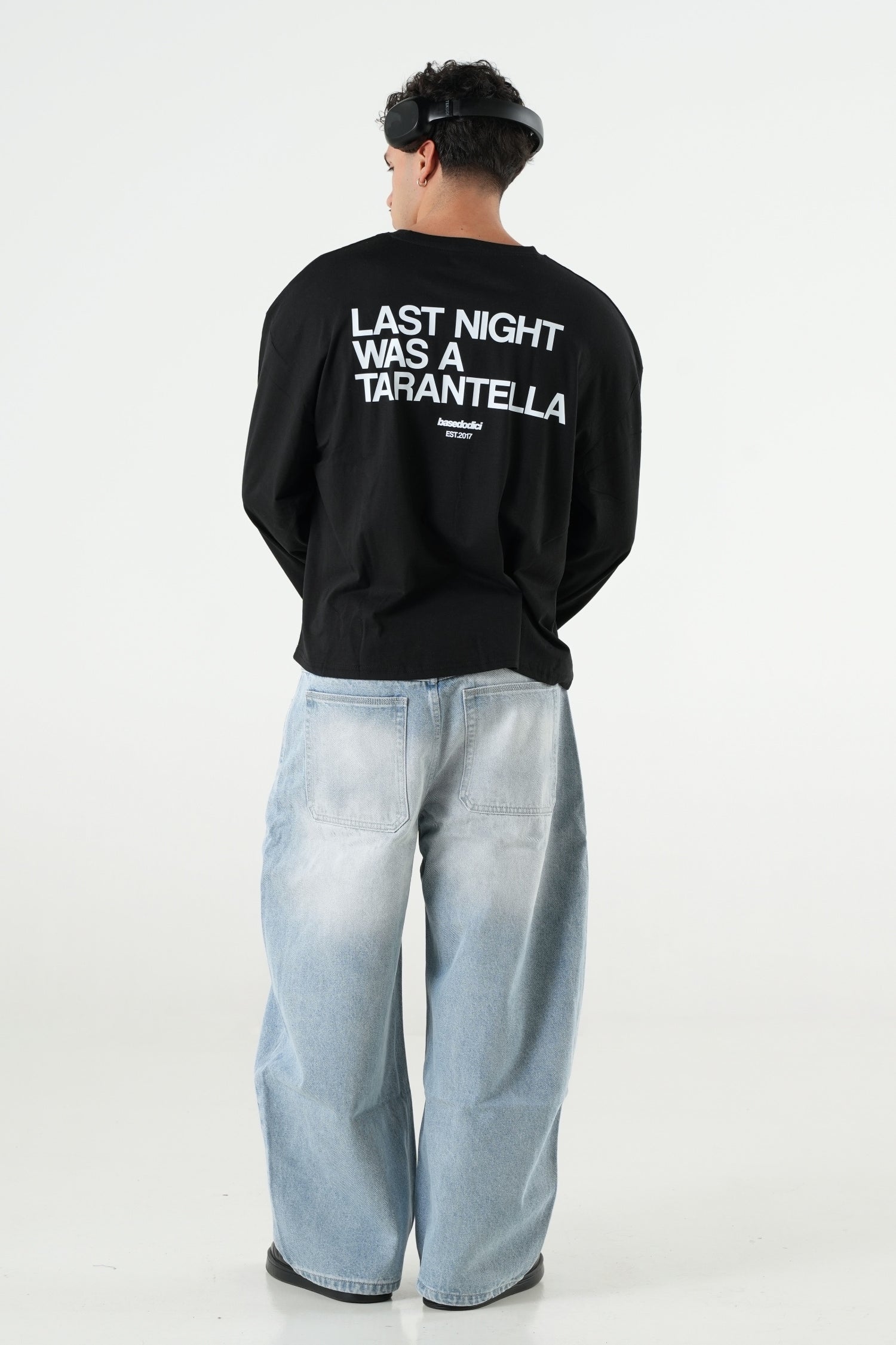 Longsleeve "B12LAB" Tarantella Black/White