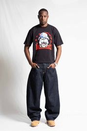 "RUDEBOY LDN" T-Shirt Bull Black