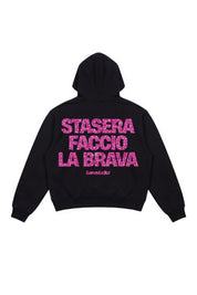 Hoodie "VIRAL EDIT" FaccioLaBrava Black/GlitterPink