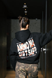 Hoodie "AMMO" CHI'T'SAP Black/Kiss