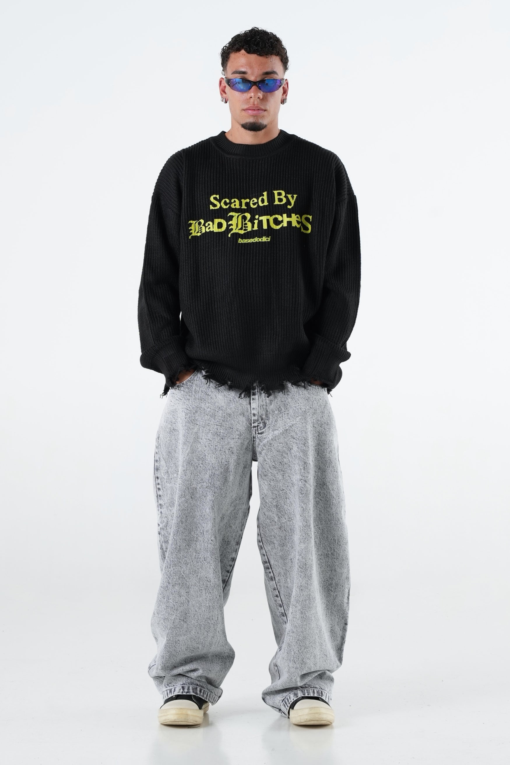 Knitwear "THE NOISE" BadBit*hes Black/Yellow
