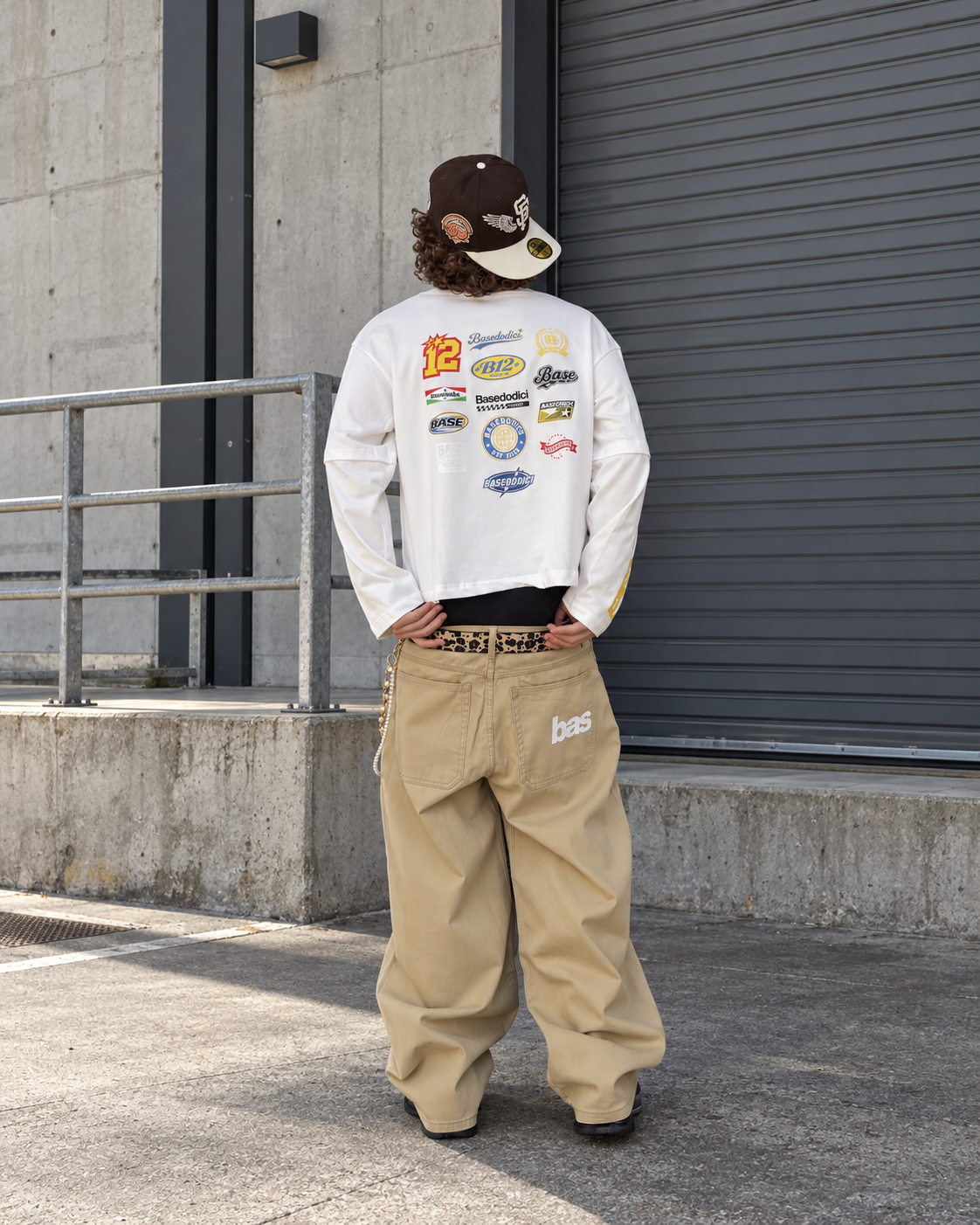 Longsleeve "LAST DELIVERY" BackLogos White