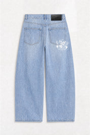 Bigall Denim "BROKENNESS" Circolo Light Blue