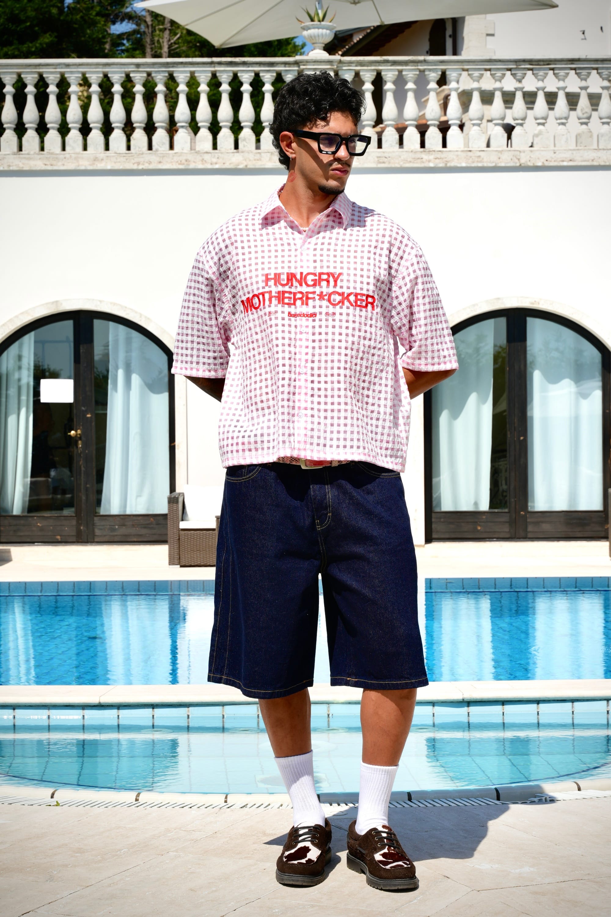 Jorts "LAST DELIVERY" Dark Blue