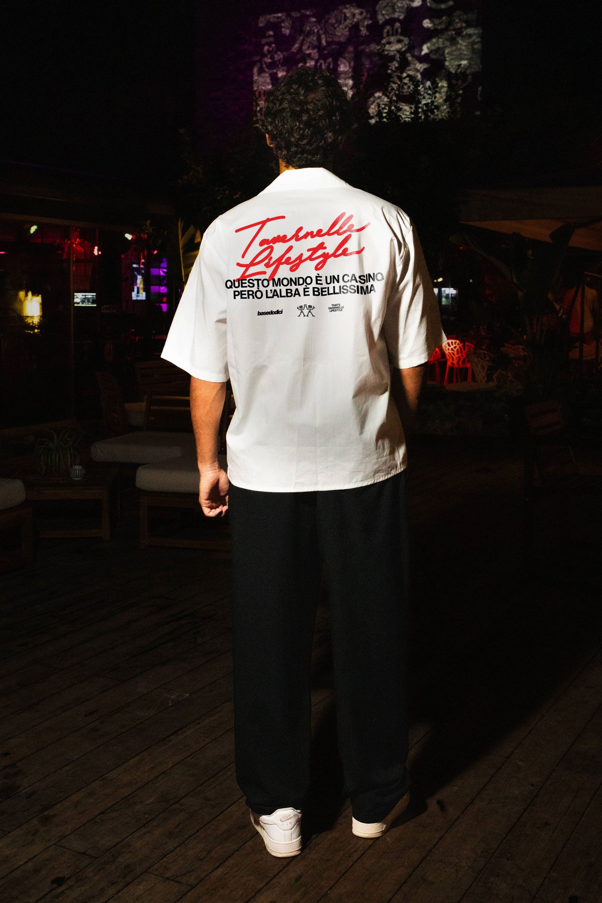 Shirt "TAVERNELLExBASEDODICI" Lifestyle White