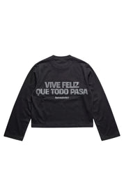 Longsleeve "VIRAL EDIT" ViveFeliz Black/Grillz