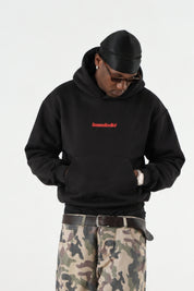 Hoodie "B12LAB" Bloodline Black/Red