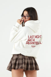 Hoodie "B12LAB" Tarantella White/Red