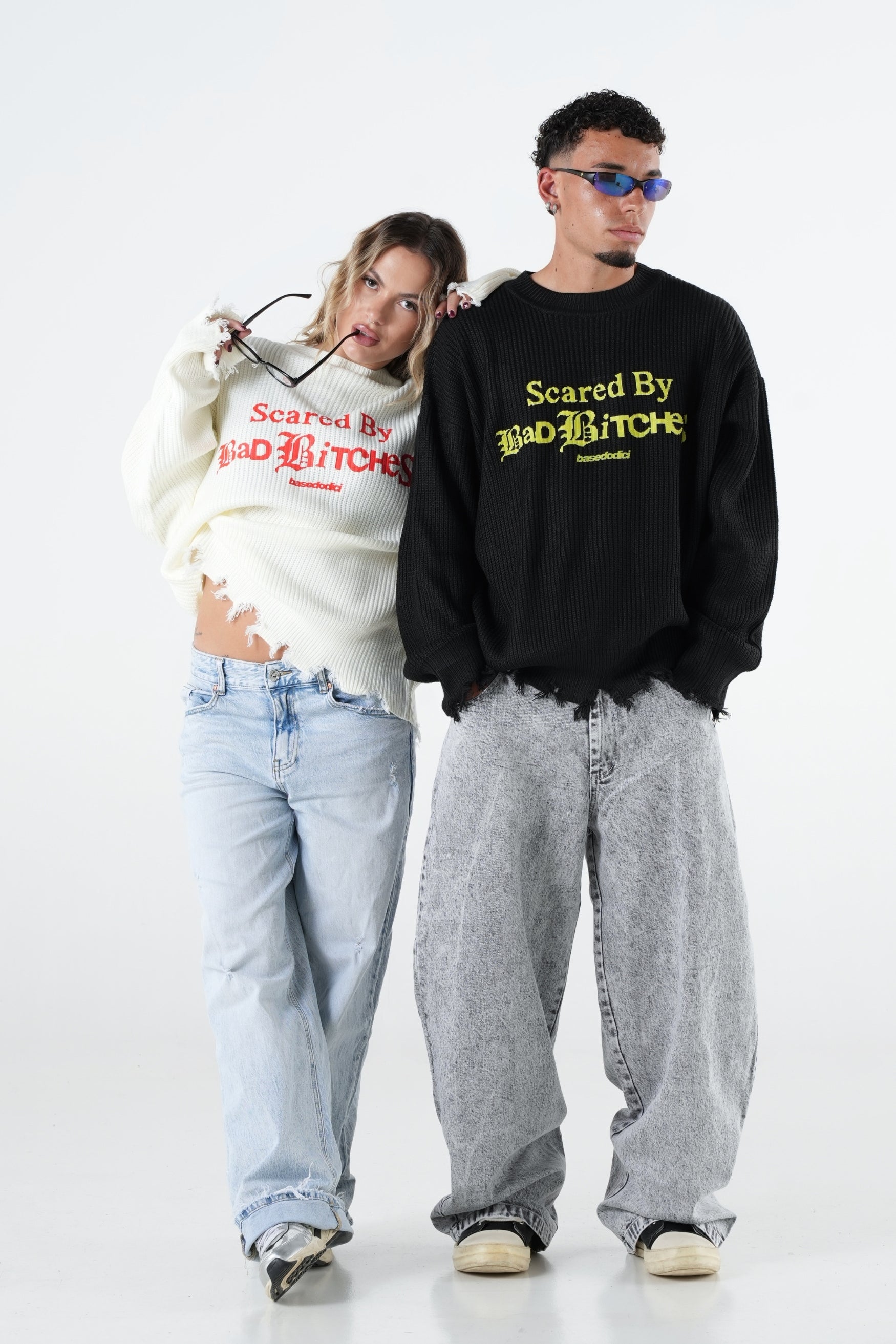 Knitwear "THE NOISE" BadBit*hes Black/Yellow