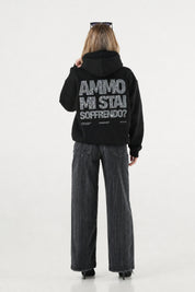 Hoodie "AMMO" MiStaiSoffrendo Black/Grillz