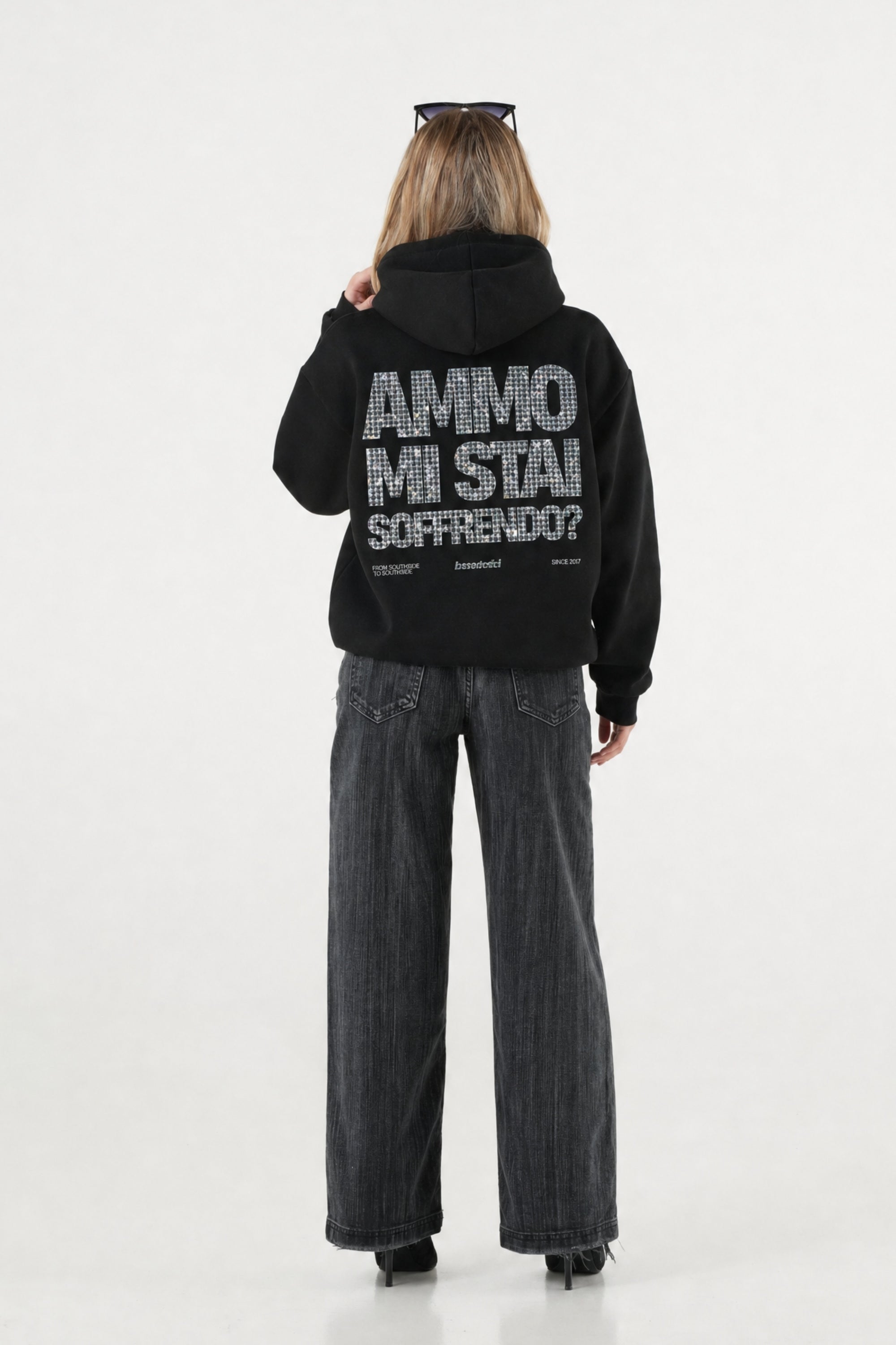 Hoodie "AMMO" MiStaiSoffrendo Black/Grillz