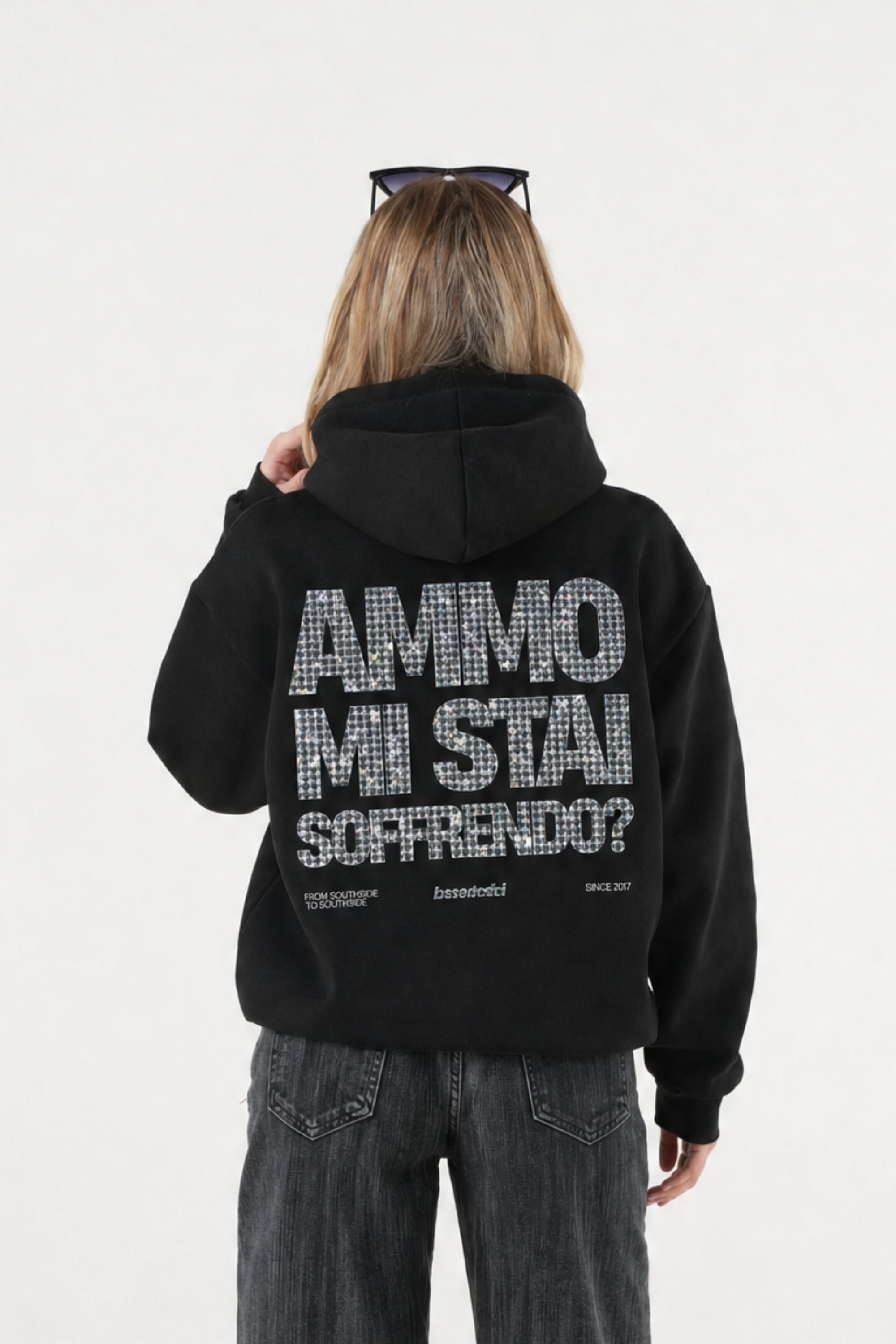 Hoodie "AMMO" MiStaiSoffrendo Black/Grillz