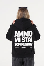 Hoodie "AMMO" MiStaiSoffrendo Black/White
