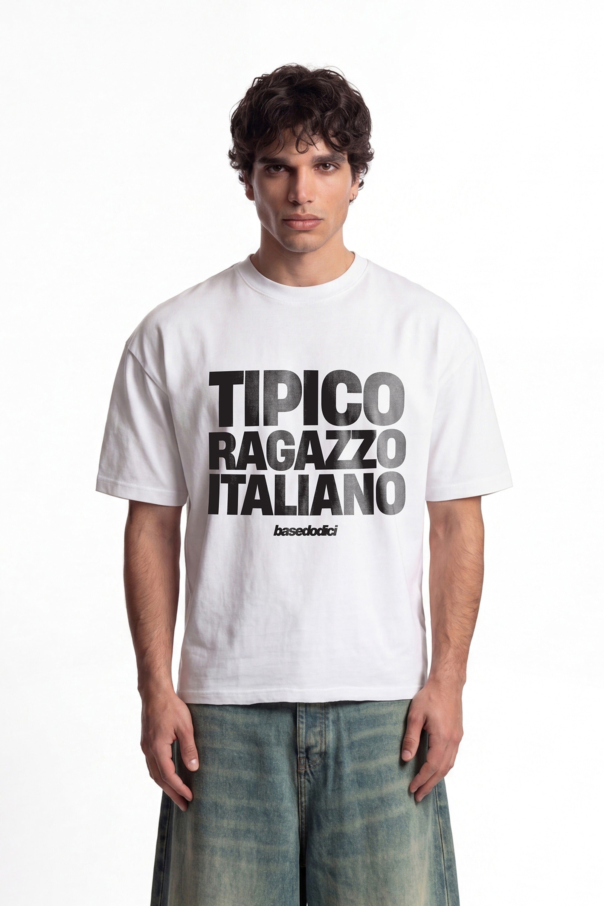 T-Shirt "COPY&PASTE" RagazzoItaliano White/Black