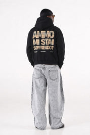 Hoodie "AMMO" MiStaiSoffrendo Black/Burby