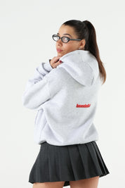 Hoodie "B12LAB" TuttoèPossibile AshGrey/RedPuff