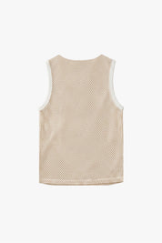 Tank Mesh "RIVIERA" Logo White