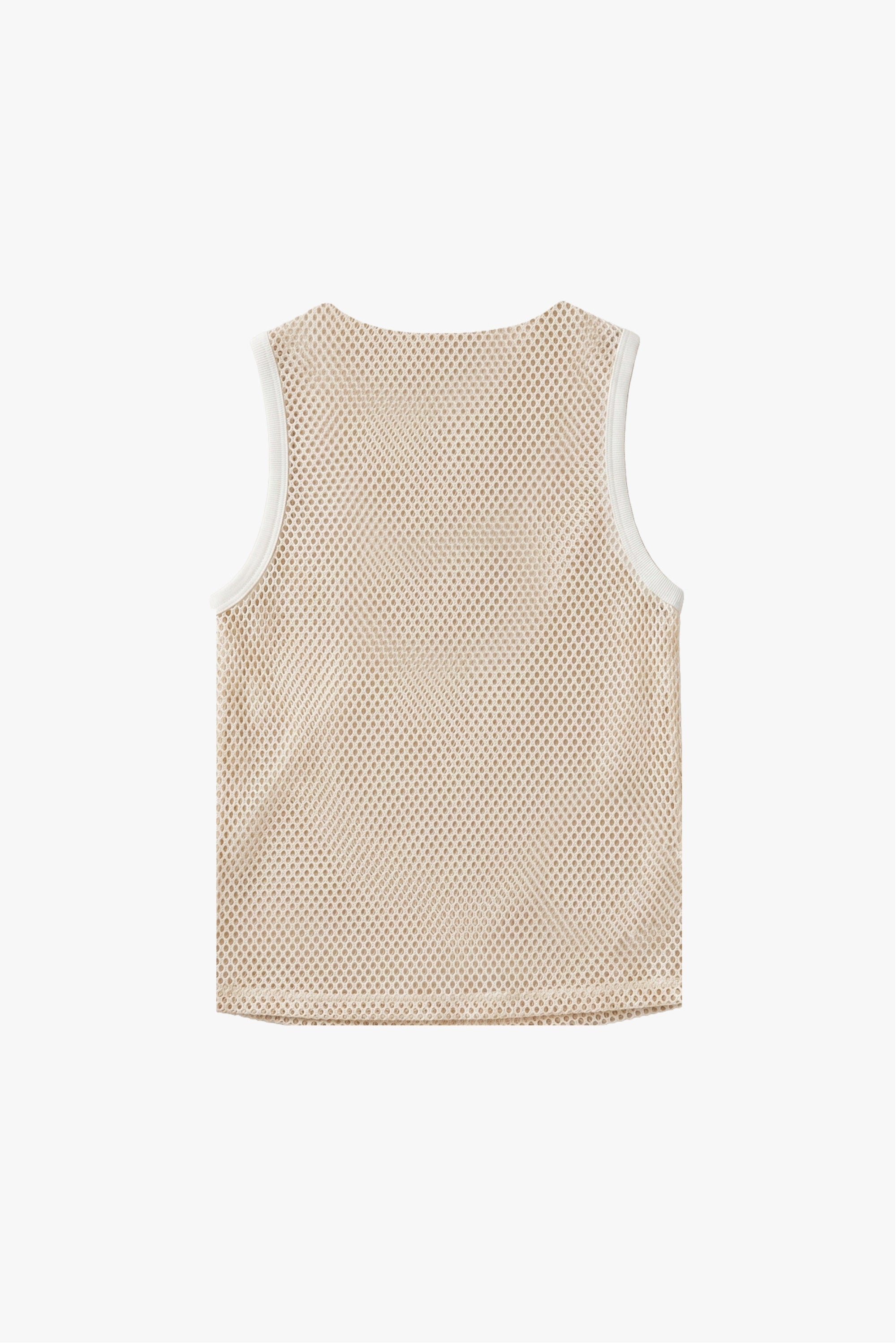 Tank Mesh "RIVIERA" Logo White