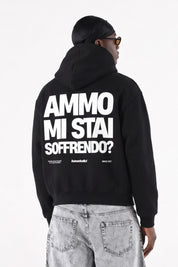 Hoodie "AMMO" MiStaiSoffrendo Black/White
