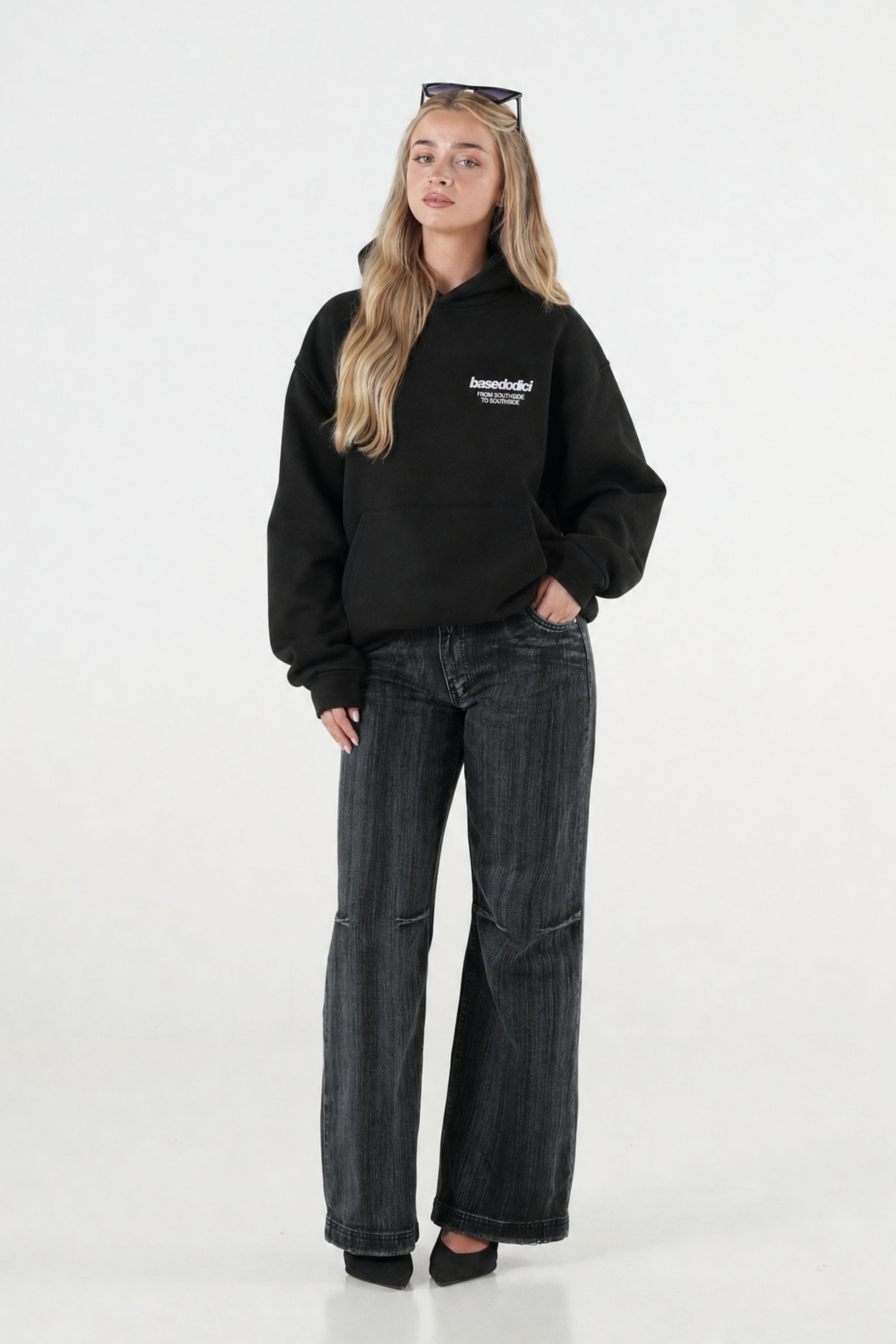 Hoodie "AMMO" MiStaiSoffrendo Black/Glitter