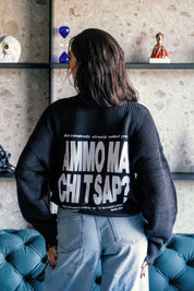 Knitwear "AMMO" CHI’T’SAP Black/White