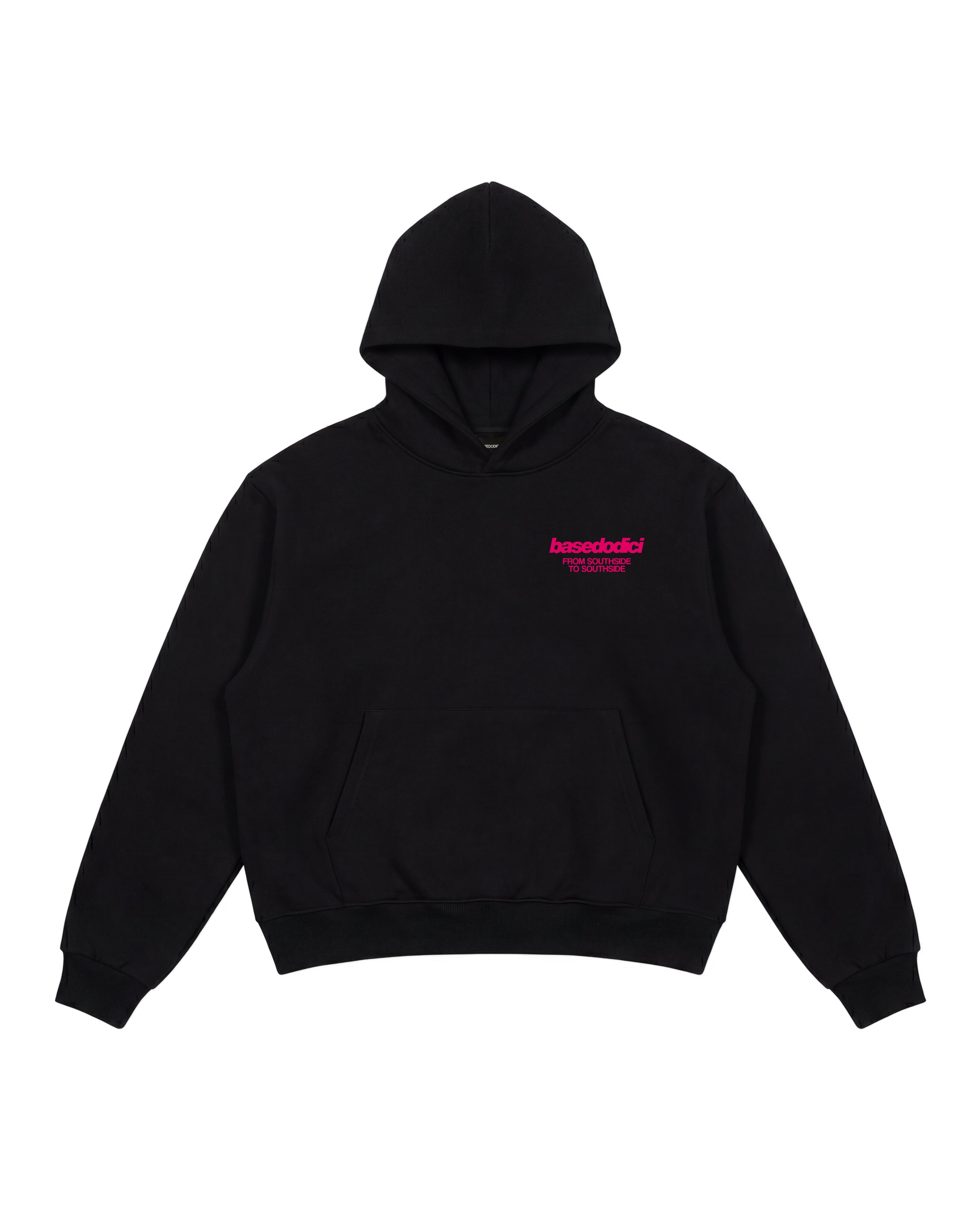 Hoodie "AMMO" CHI'T'SAP Black/PaintPink