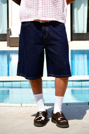 Jorts "LAST DELIVERY" Dark Blue