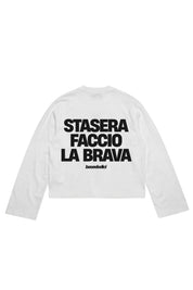 Longsleeve "VIRAL EDIT" FaccioLaBrava White/Black