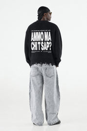 Knitwear "AMMO" CHI’T’SAP Black/White