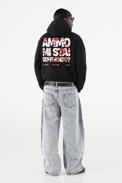 Hoodie "AMMO" MiStaiSoffrendo Black/Kiss