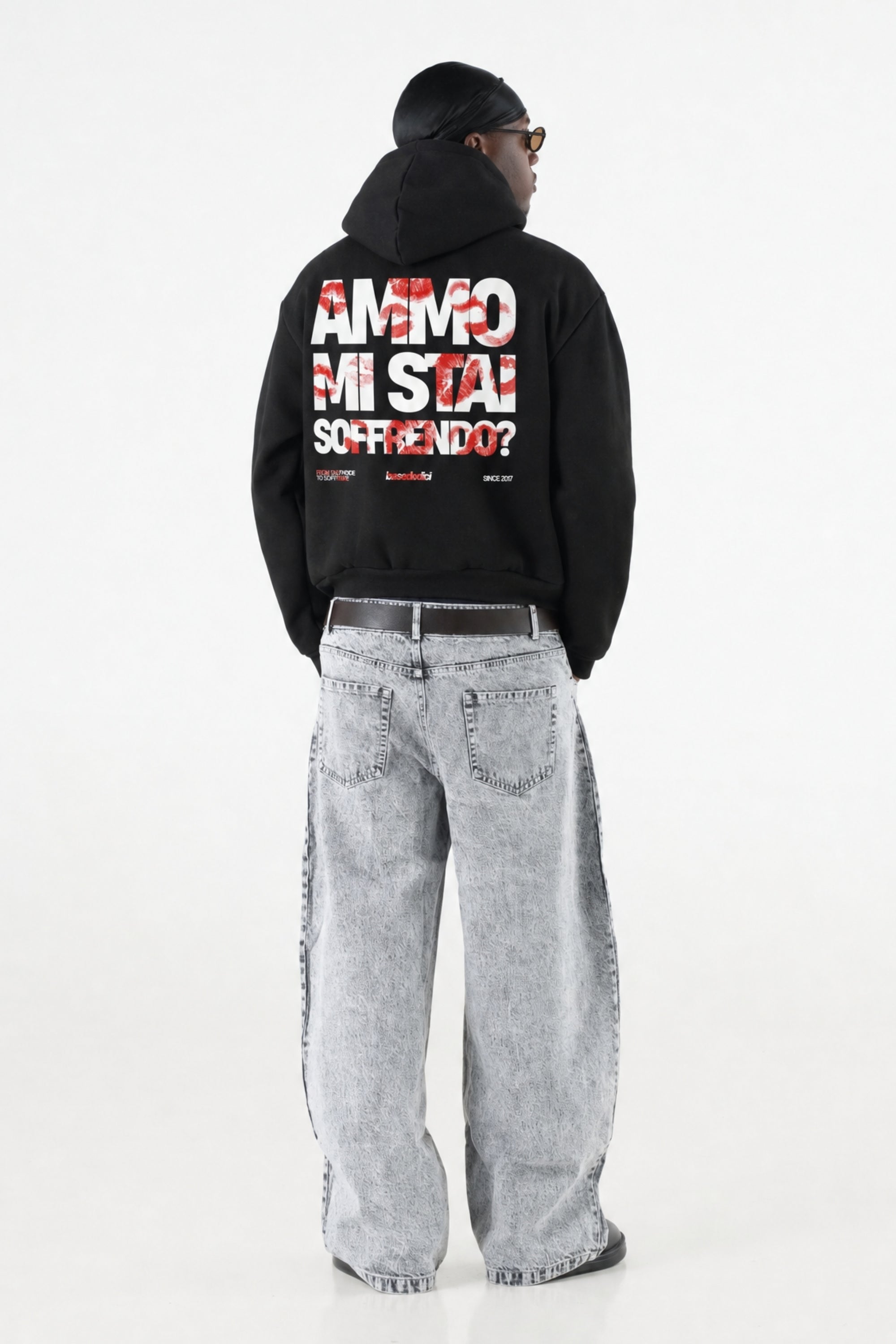 Hoodie "AMMO" MiStaiSoffrendo Black/Kiss