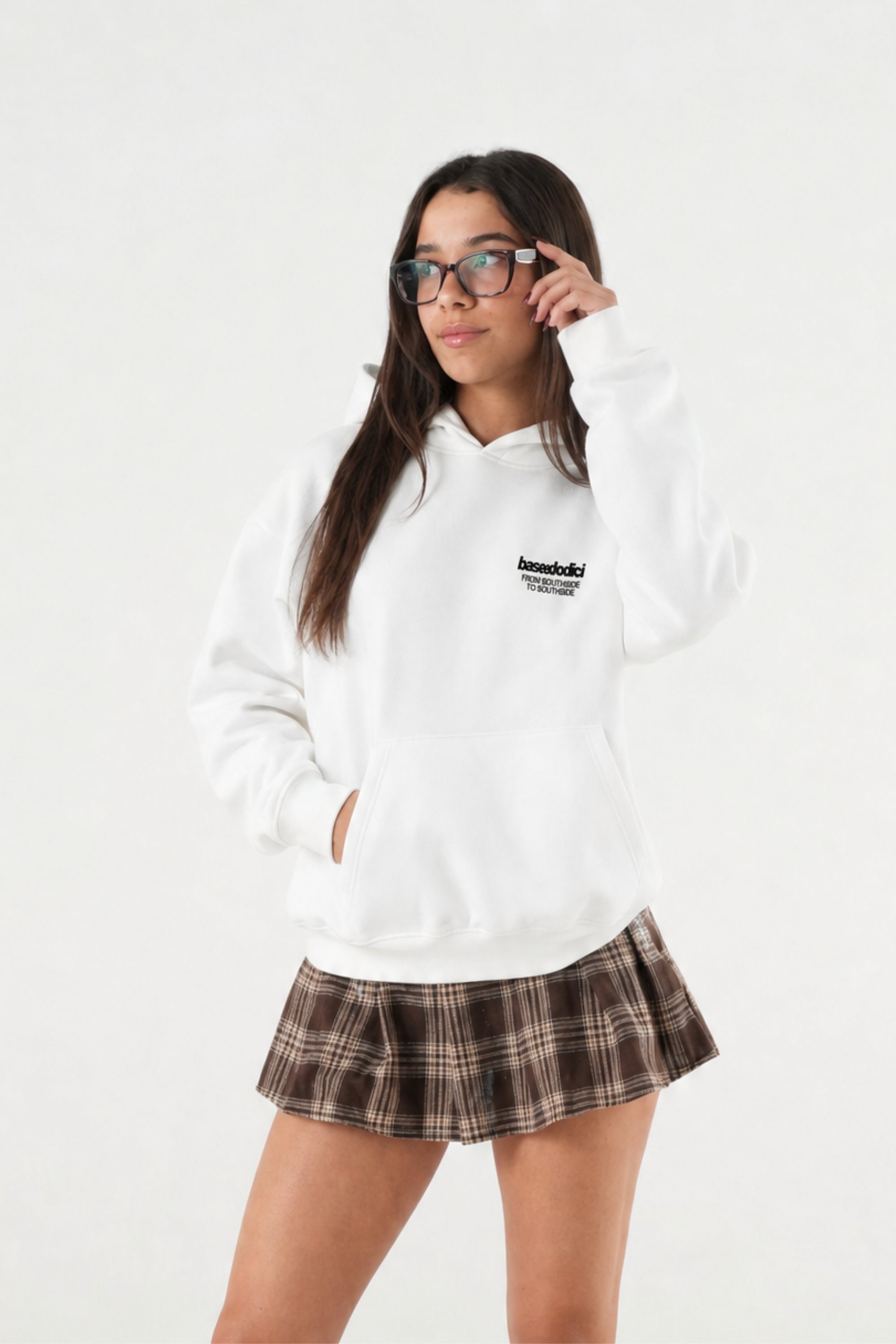 Hoodie "AMMO" MiStaiSoffrendo White/Black