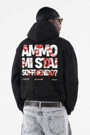 Hoodie "AMMO" MiStaiSoffrendo Black/Kiss