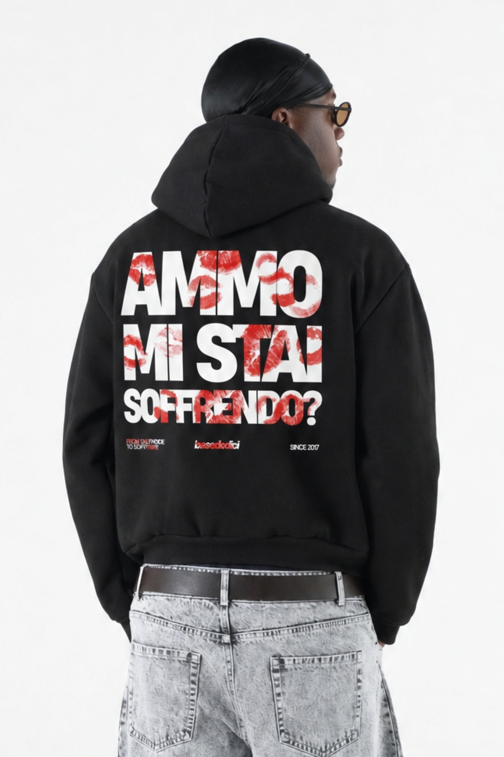 Hoodie "AMMO" MiStaiSoffrendo Black/Kiss