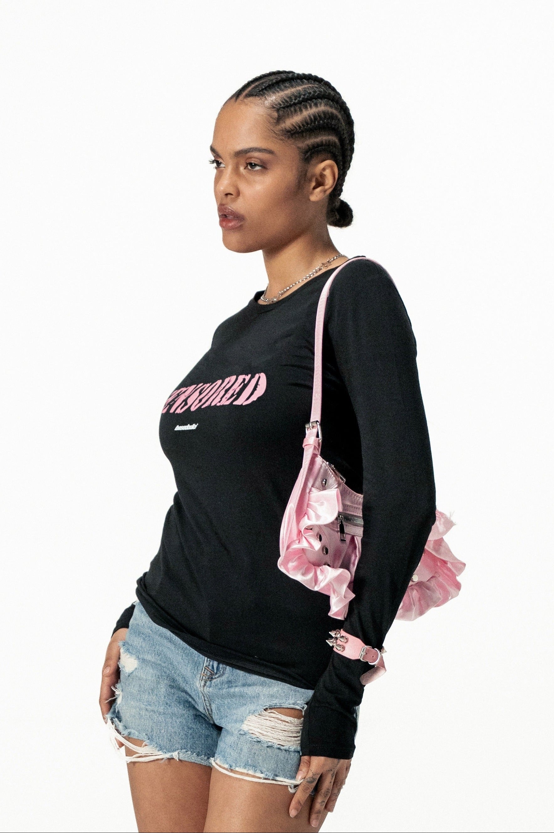 Longsleeve "DIVA" Censored Black