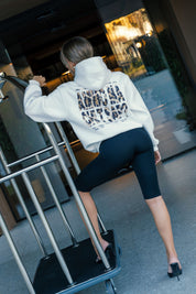 Hoodie "AMMO" CHI'T'SAP White/Animalier Yellow