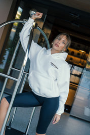 Hoodie "AMMO" CHI'T'SAP White/Animalier Yellow