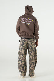 Hoodie "B12LAB" MyExes Brown/Pink