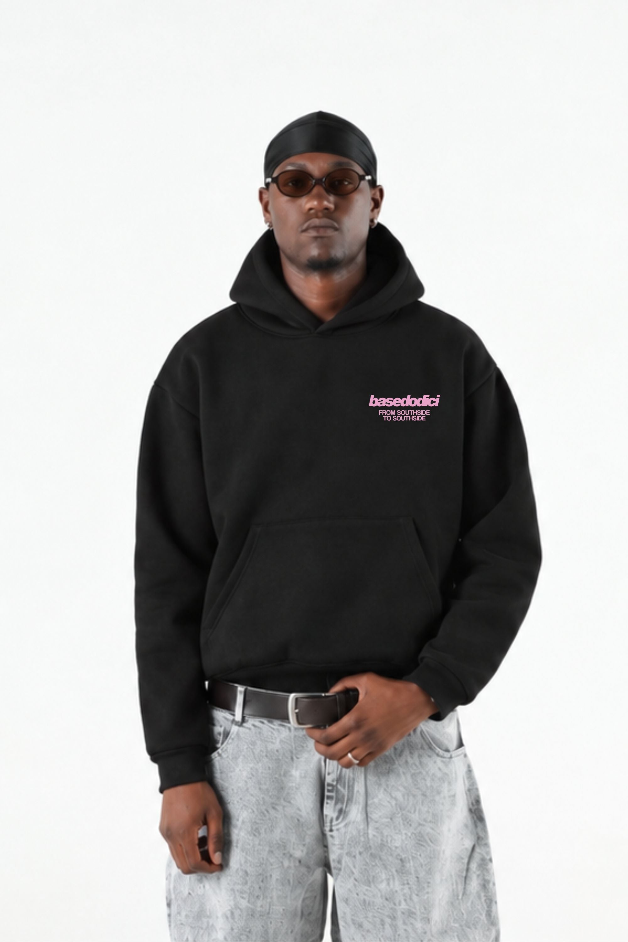 Hoodie "AMMO" MiStaiSoffrendo Black/Pink
