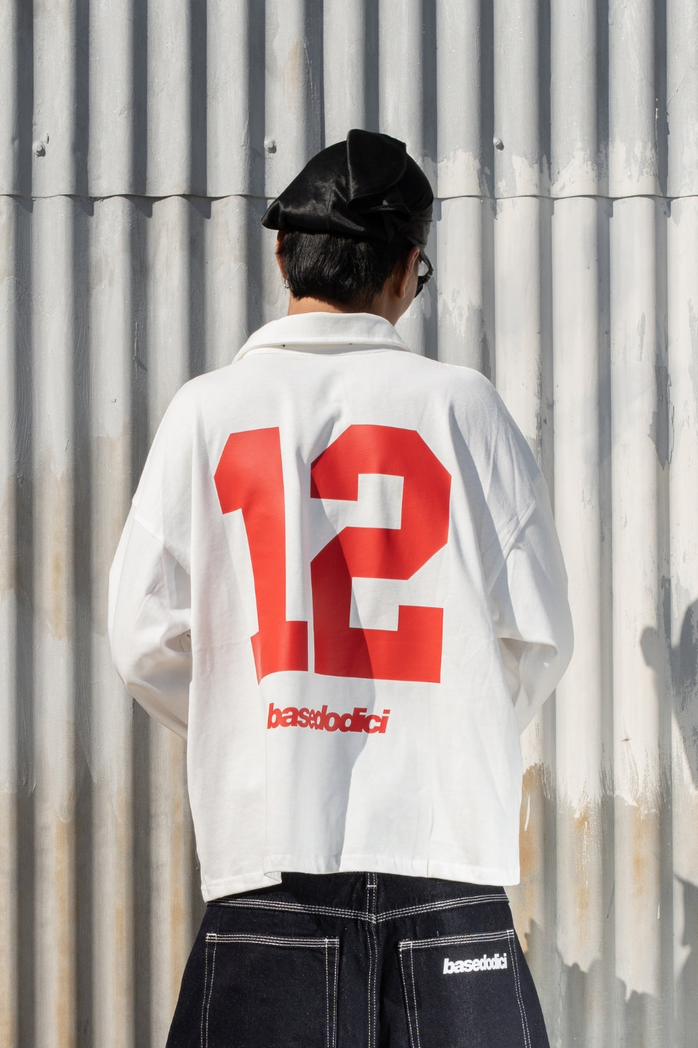 Polo Longsleeve "NEW MONEY" Don’t Fomo White