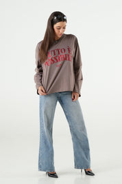 Longsleeve "B12LAB" TuttoèPossibile Grey/RedGlitter