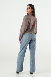 Longsleeve "B12LAB" TuttoèPossibile Grey/RedGlitter