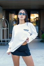 Longsleeve "AMMO" MiStaiSoffrendo White/Black